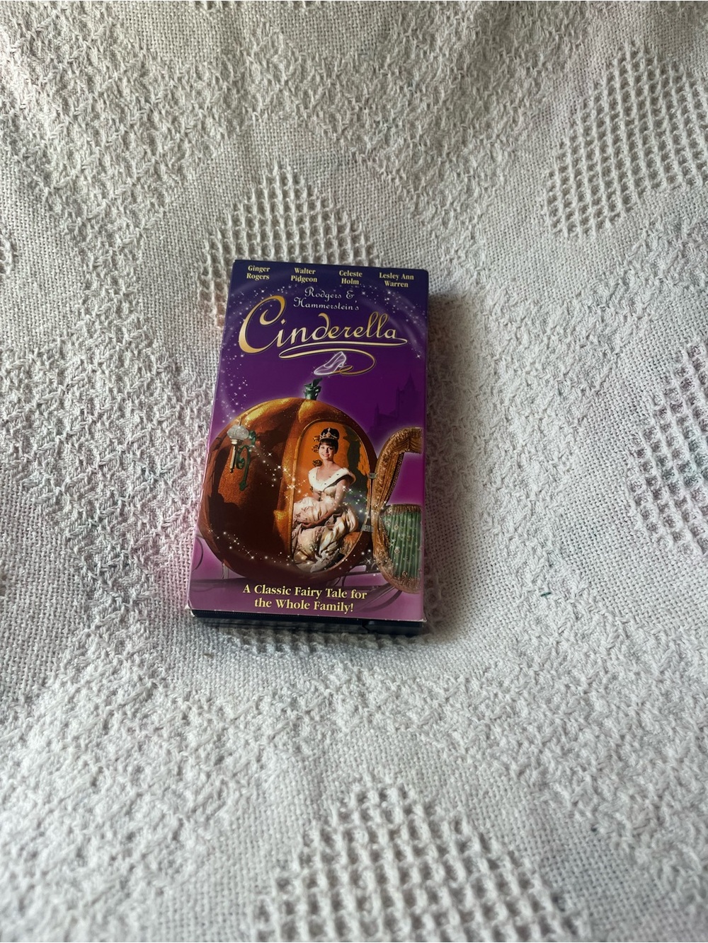 Back of a movie case (Cinderella)
